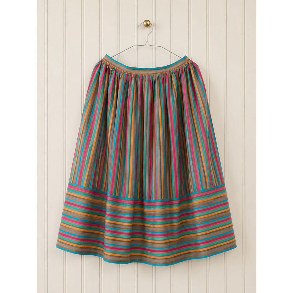 🌈 Color Me Happy Vintage Midi Skirt 🌈 I Modern Size Medium